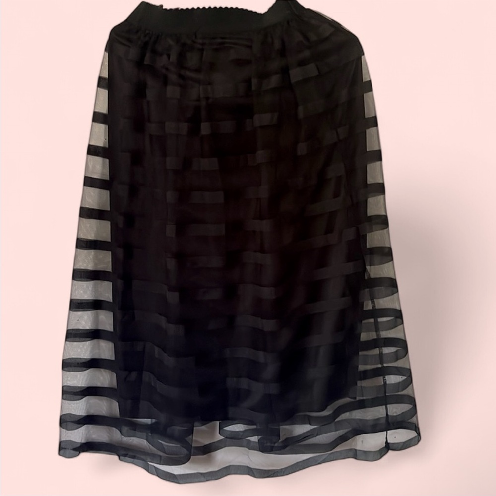 Metro Wear Black Silky Lace Robe